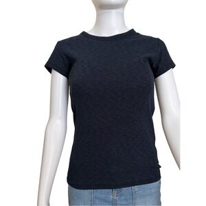 Rag & Bone Navy Blue Classic Crewneck Tee Size XS